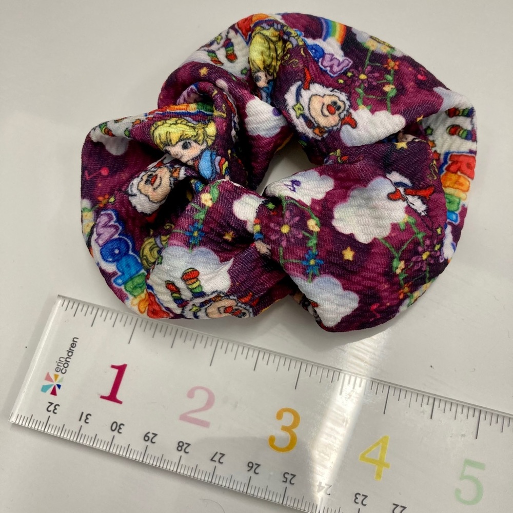 **5 for $25** bundle me! Rainbow Brite bright purple scrunchie